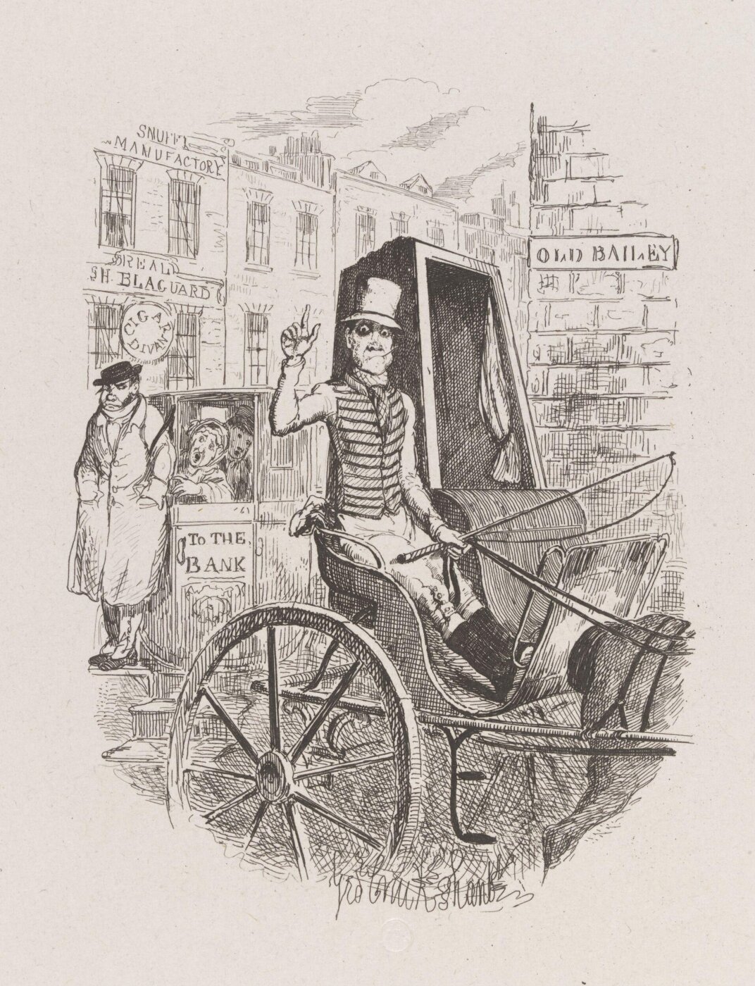 Cruikshank, George, The Last Cab-Driver