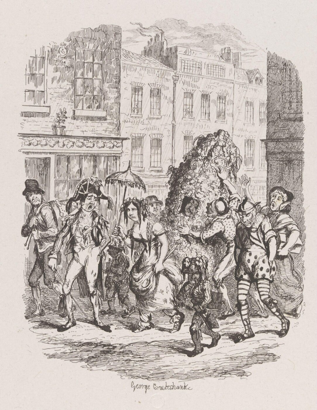 Cruikshank, George, The First of May
