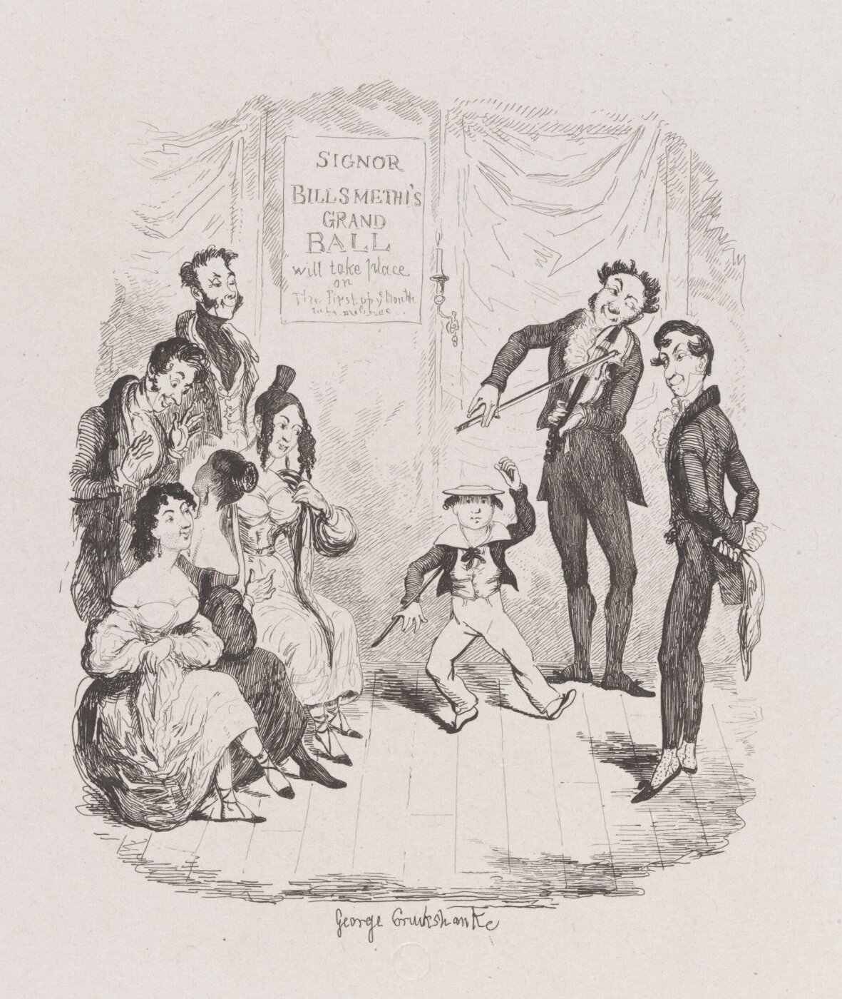 Cruikshank, George, The Dancing Academy