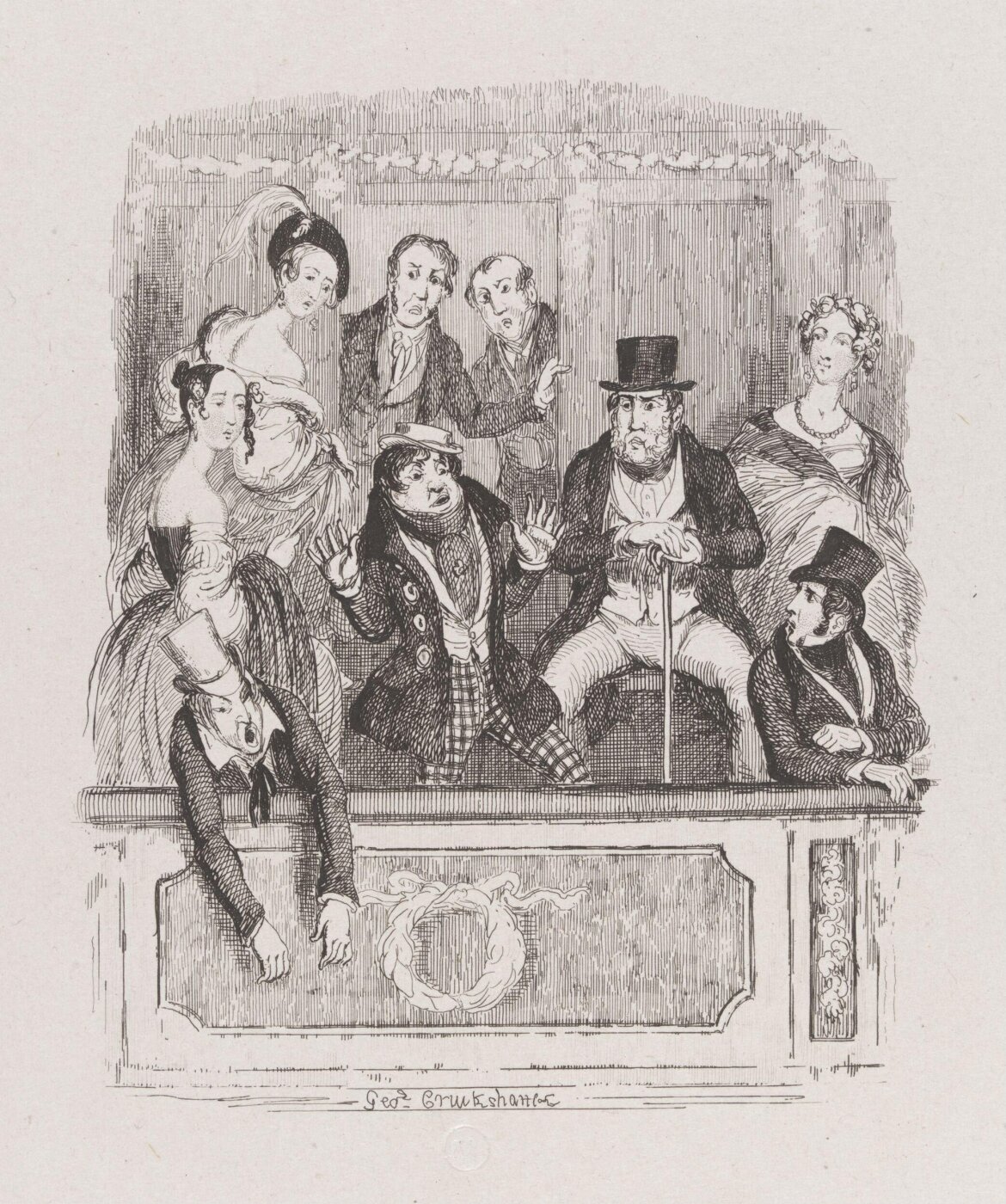 Cruikshank, George, Making a Night of It