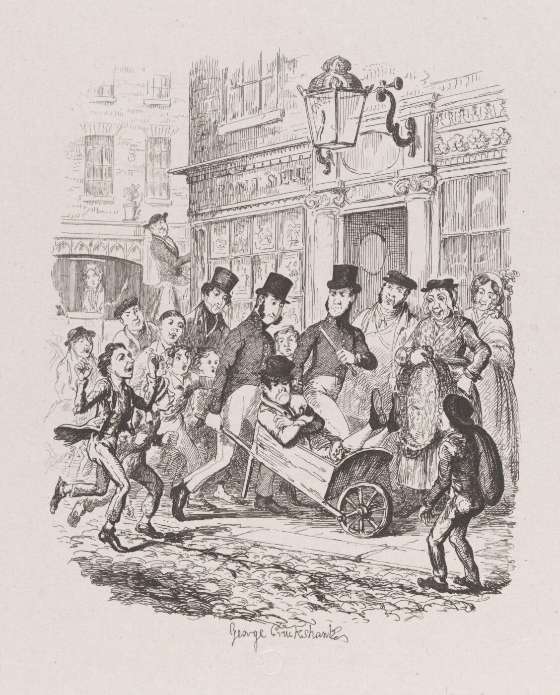 Cruikshank, George, A Pickpocket in Custody