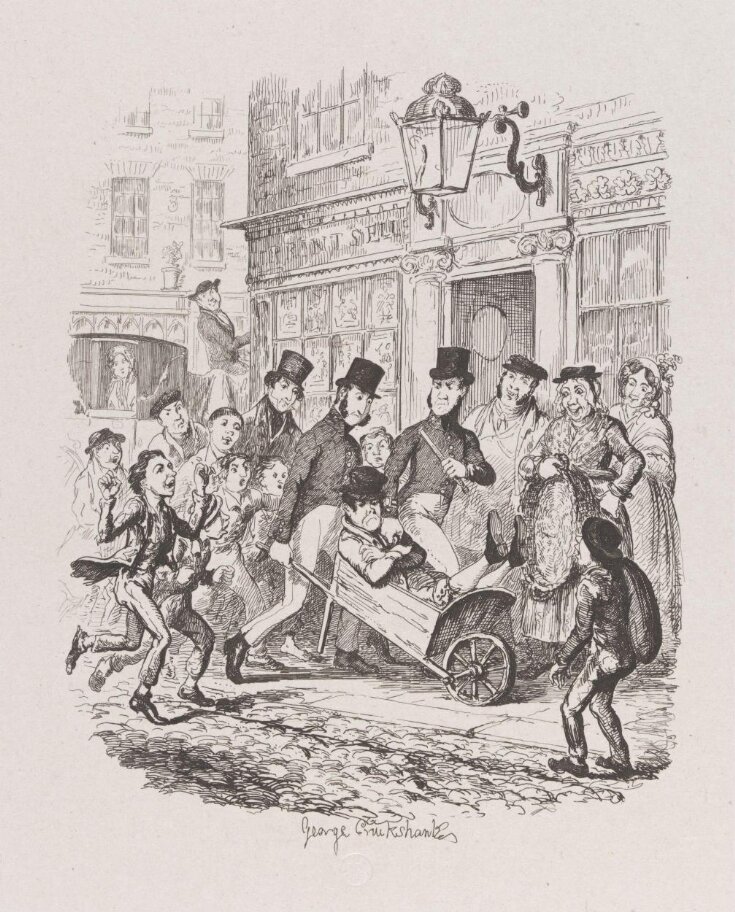 A Pickpocket in Custody | Cruikshank, George | V&A Explore The Collections