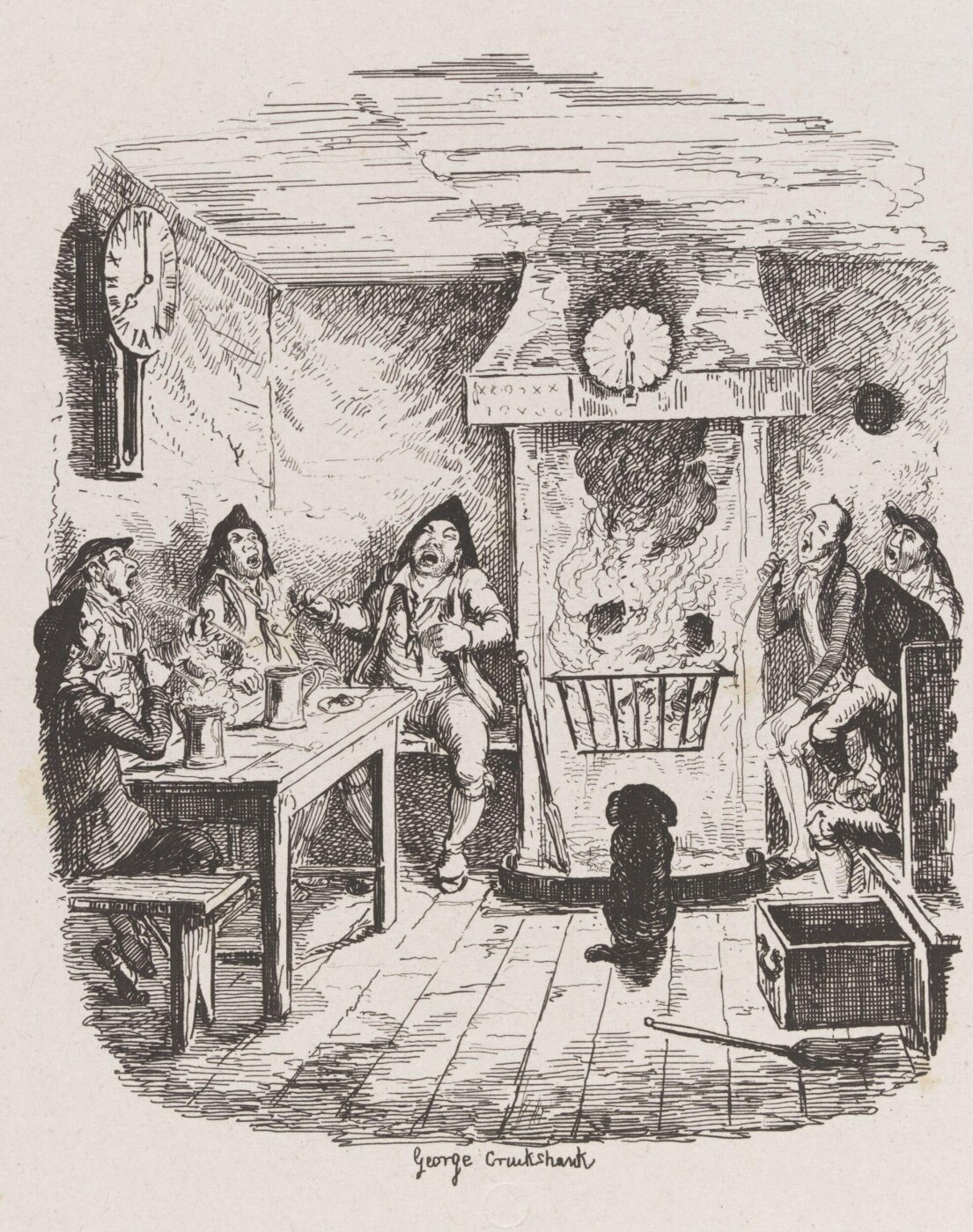 Cruikshank, George, Scotland-Yard