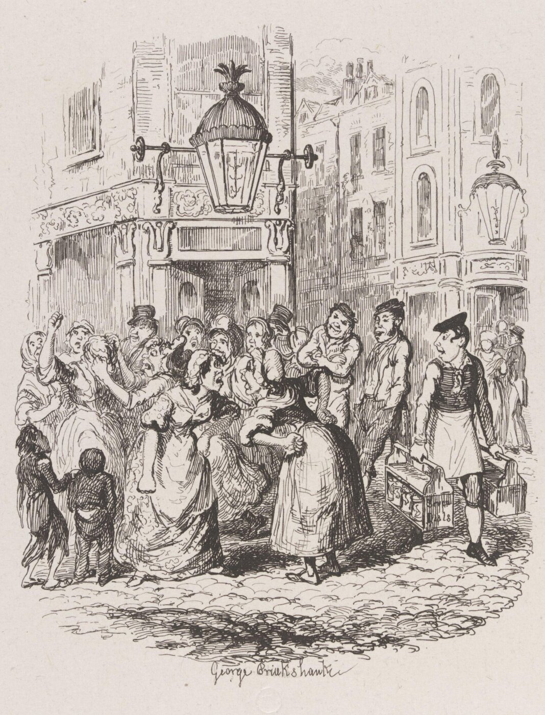 Cruikshank, George, Seven Dials