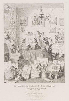 Fairy Connoisseurs Inspecting Mr. Frederick Locker's Collection of Drawings &c &c &c