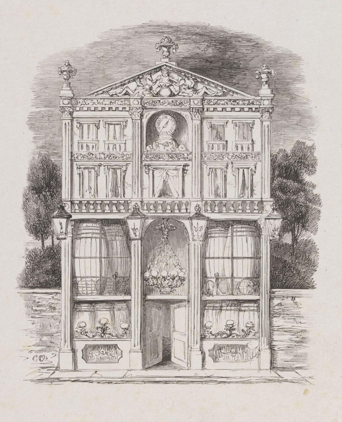 Drawing, George Cruikshank
