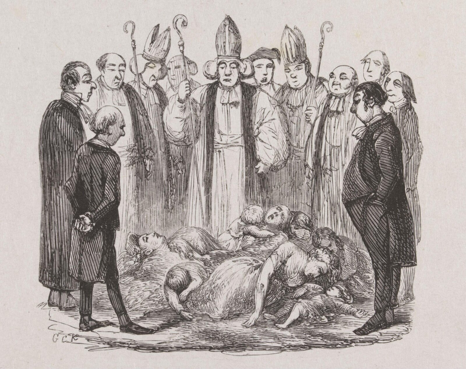 Drawing, George Cruikshank