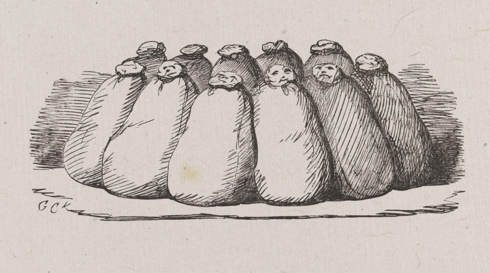 Drawing, George Cruikshank