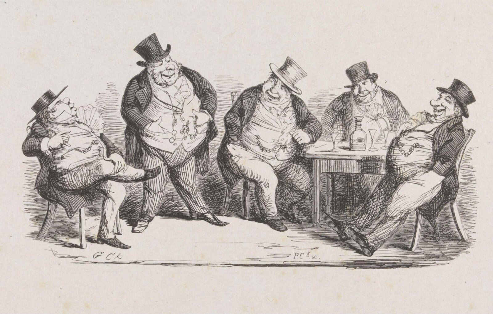 Drawing, George Cruikshank