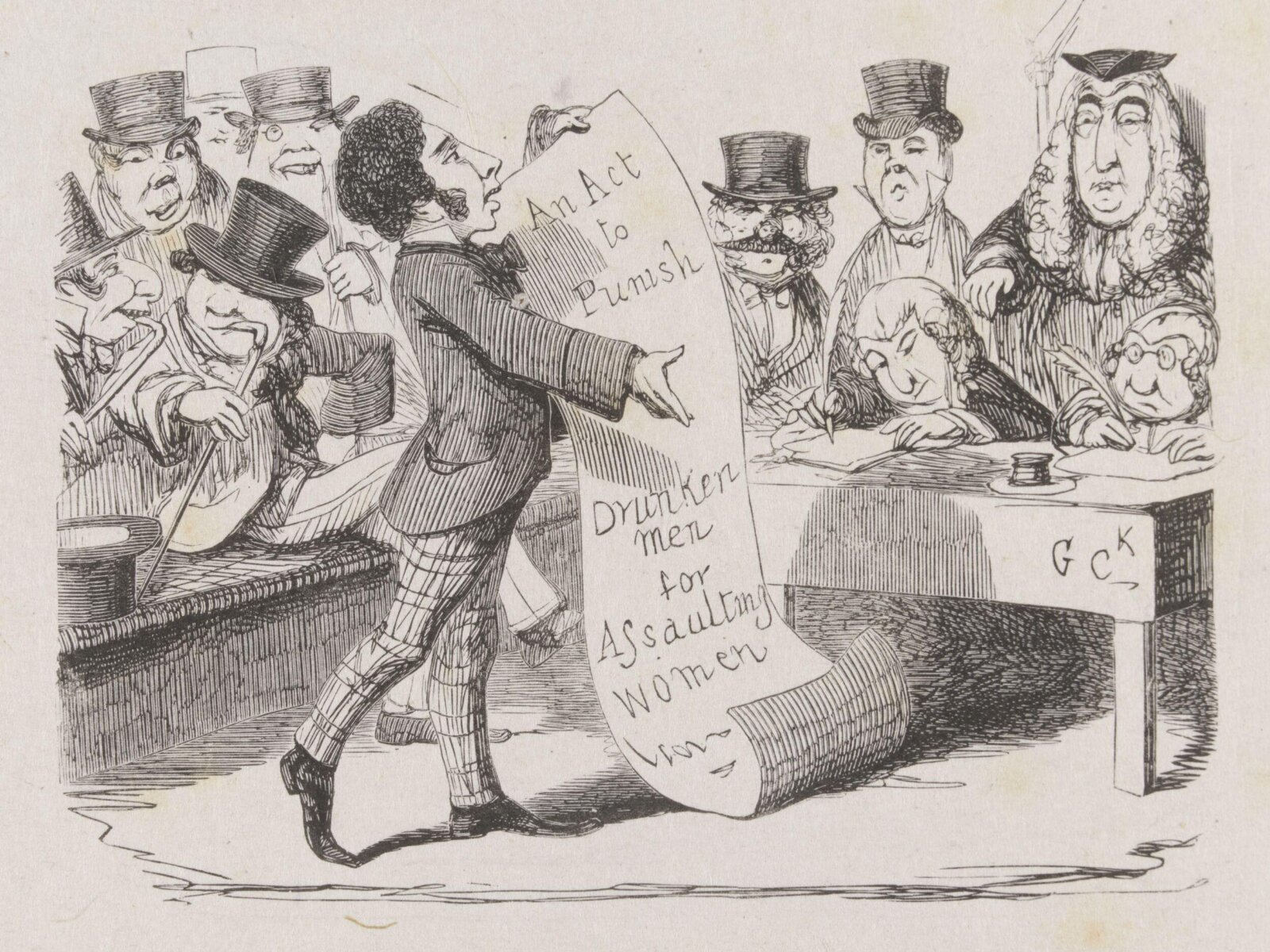 Drawing, George Cruikshank