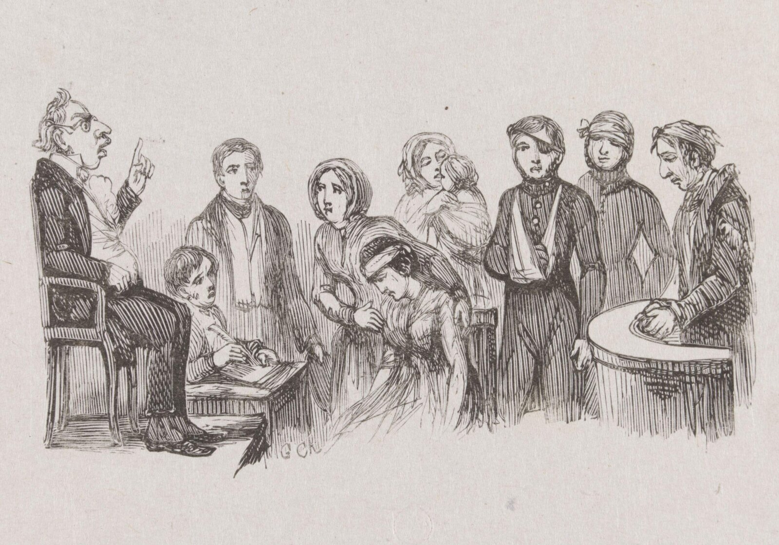 Drawing, George Cruikshank