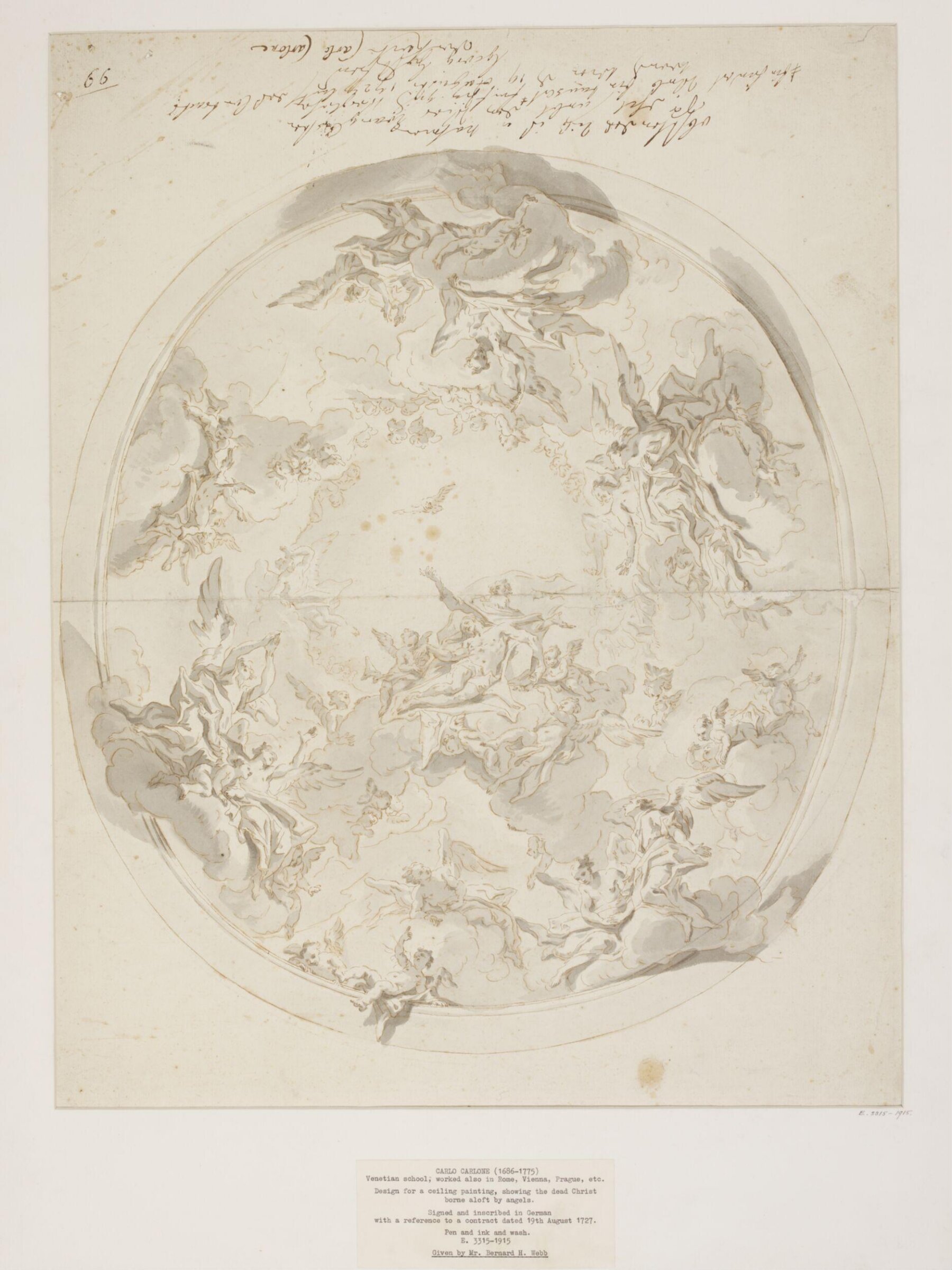 The Glorificaton of the Trinity, Carlo Carlone, ca. 1727