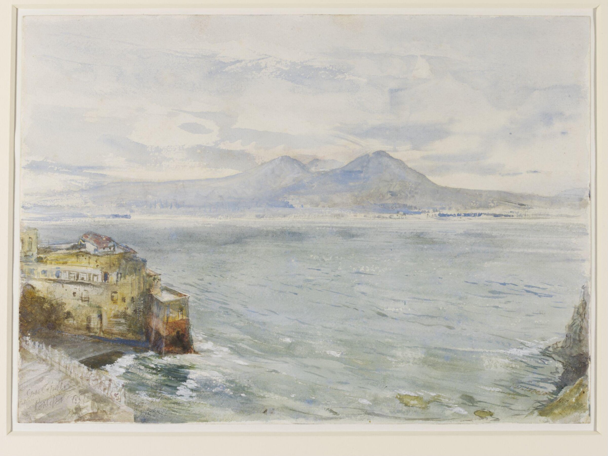 Vesuvius and the Bay of Naples from Posilipo, John William Inchbold, 1857
