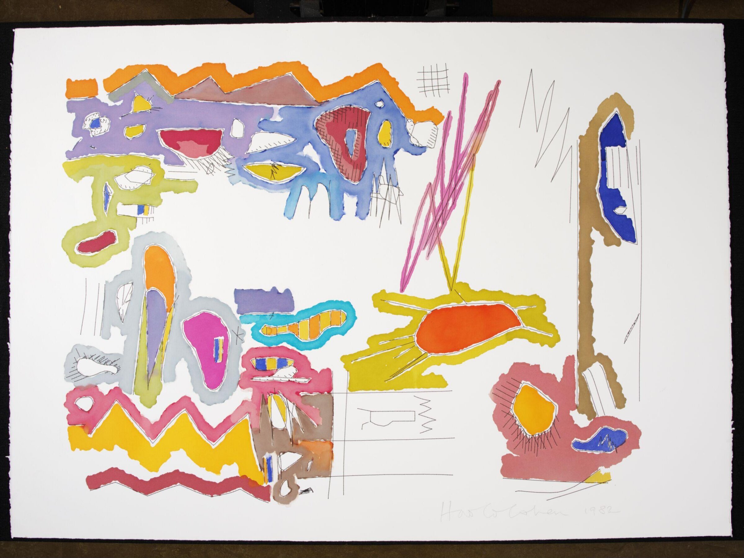 Drawing, Harold Cohen, 1982