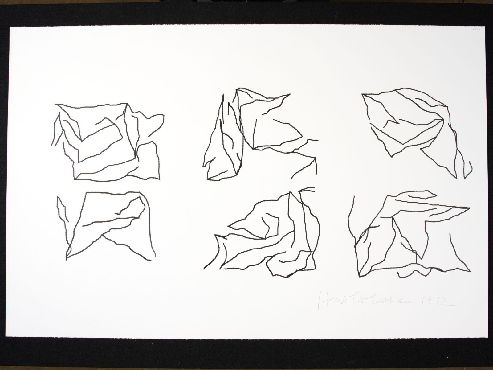Drawing, Harold Cohen, 1972