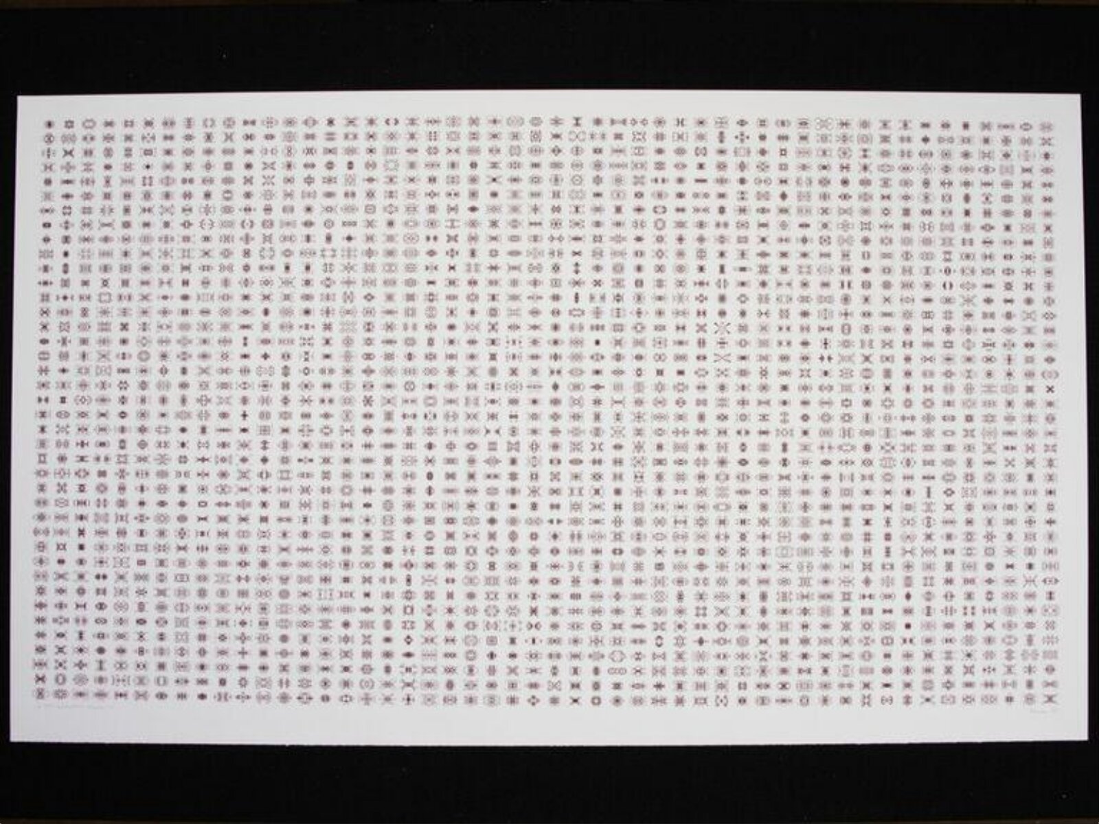 Y2K Celebration, 2000 improvisations, Roman Verostko, 1999