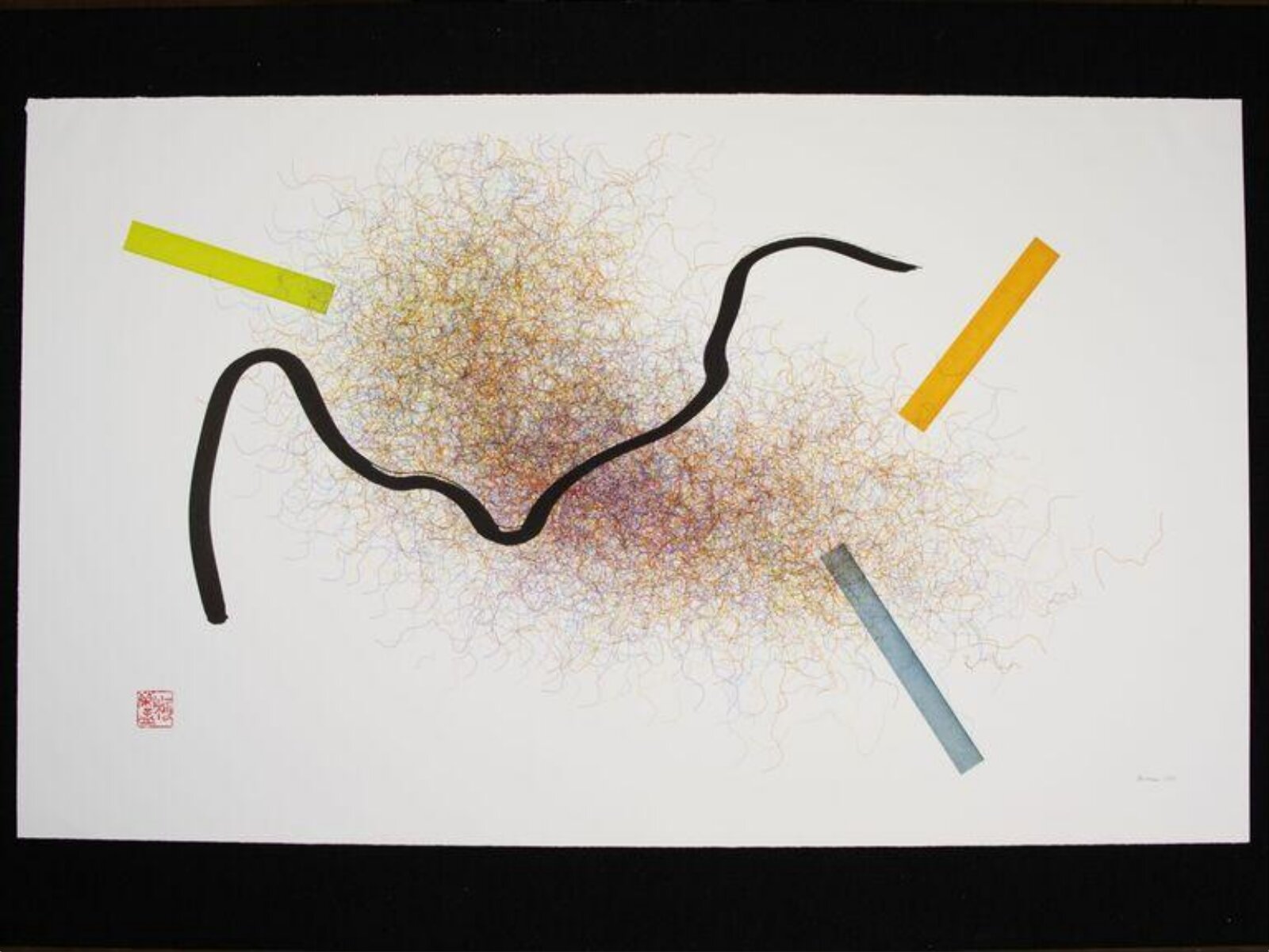 Pathway Series, Bird 2, Roman Verostko, 1990