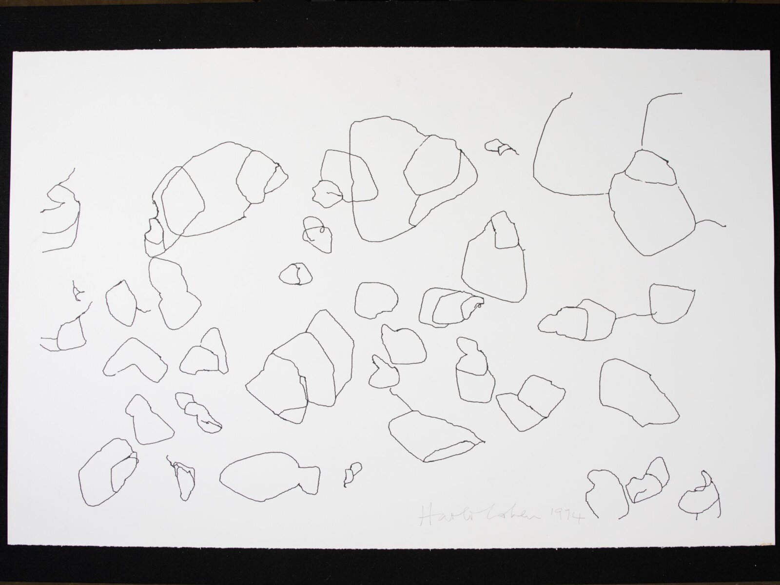 Drawing, Harold Cohen, 1974
