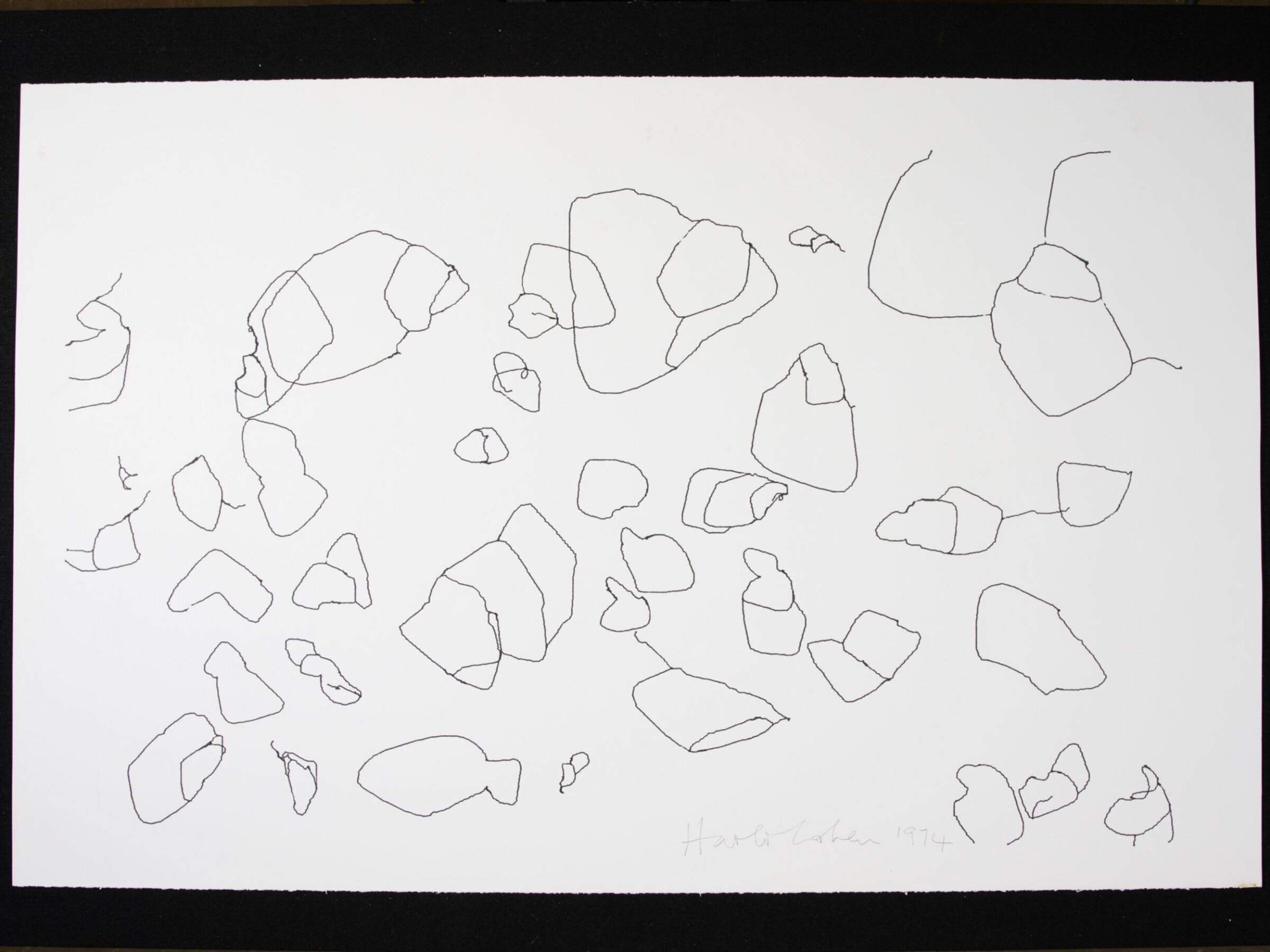 Drawing, Harold Cohen, 1974