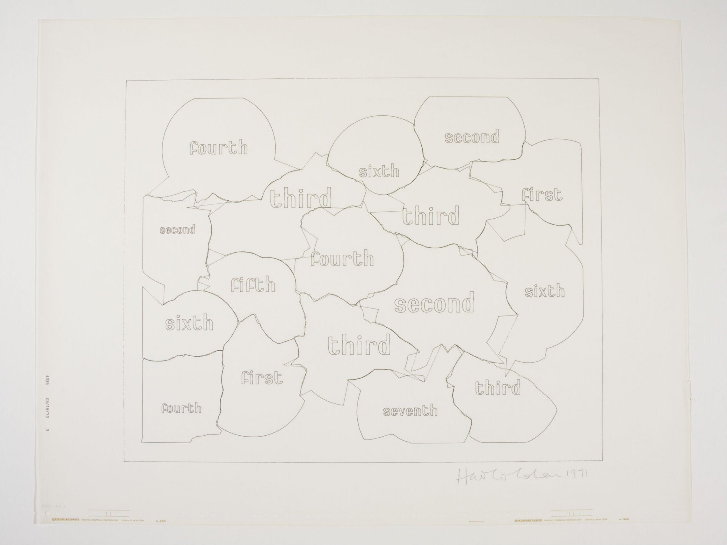 Drawing, Harold Cohen, 1971