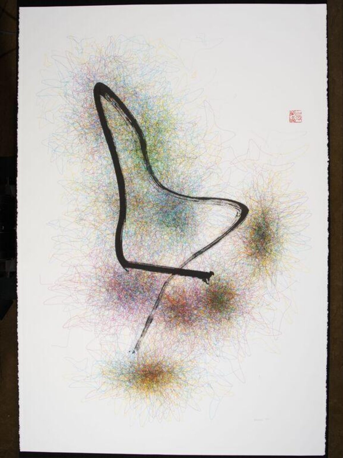 Struggle Series, strug14, Roman Verostko, 1995