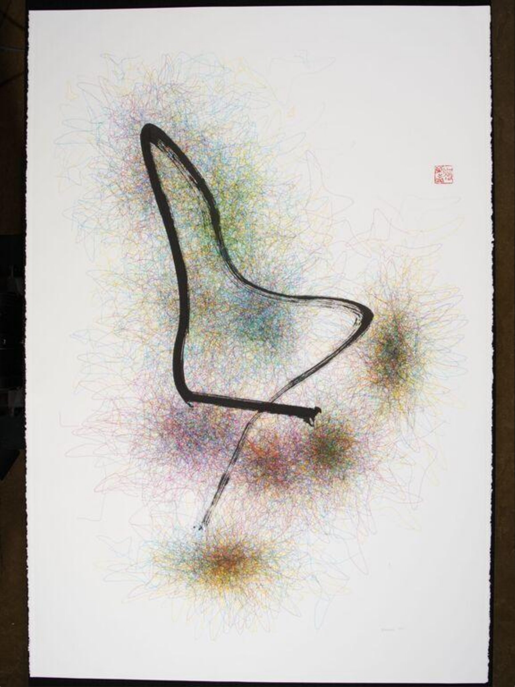 Struggle Series, strug14, Roman Verostko, 1995