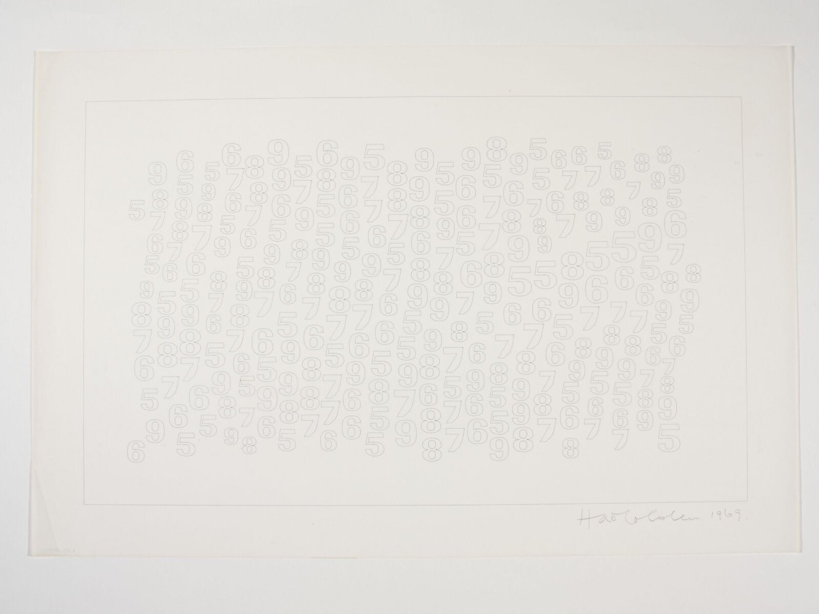 Drawing, Harold Cohen, 1969