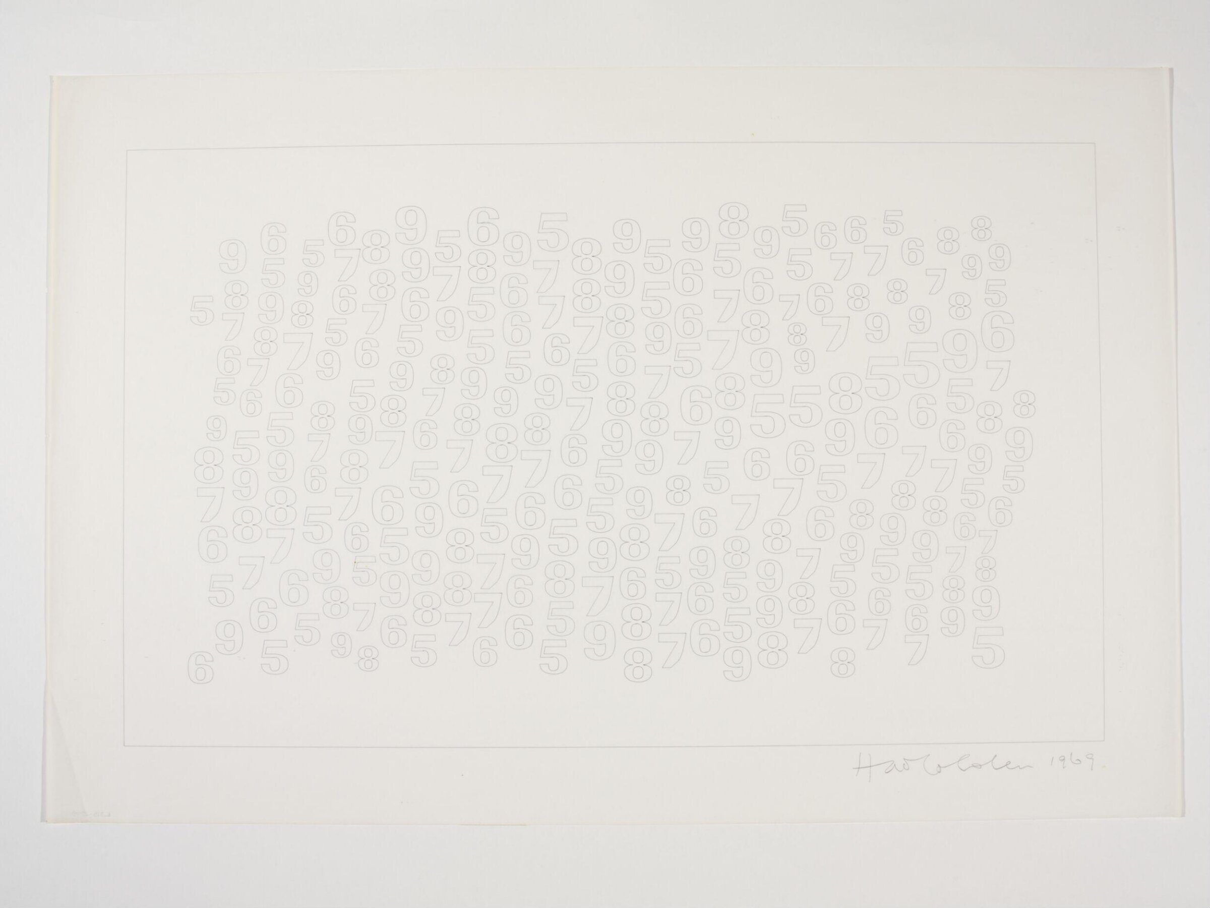 Drawing, Harold Cohen, 1969