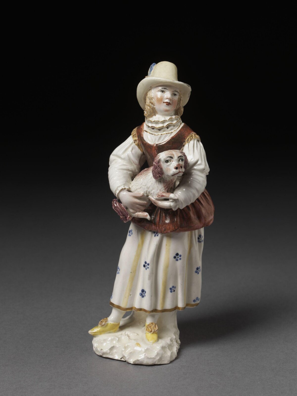 Figure group, Capodimonte porcelain factory, middle of 18th century