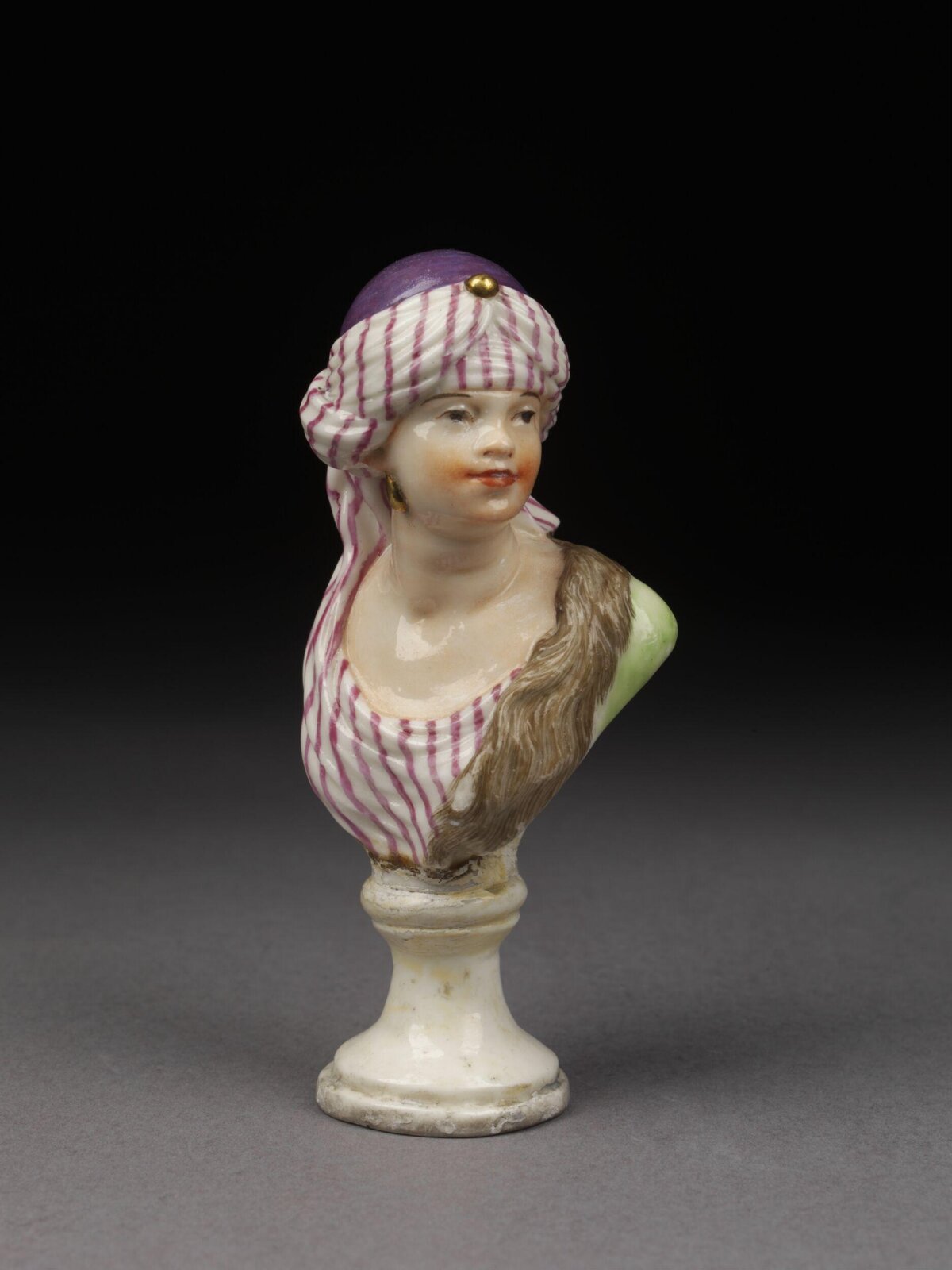 Bust, Naples Royal Porcelain Factory, late 18th century
