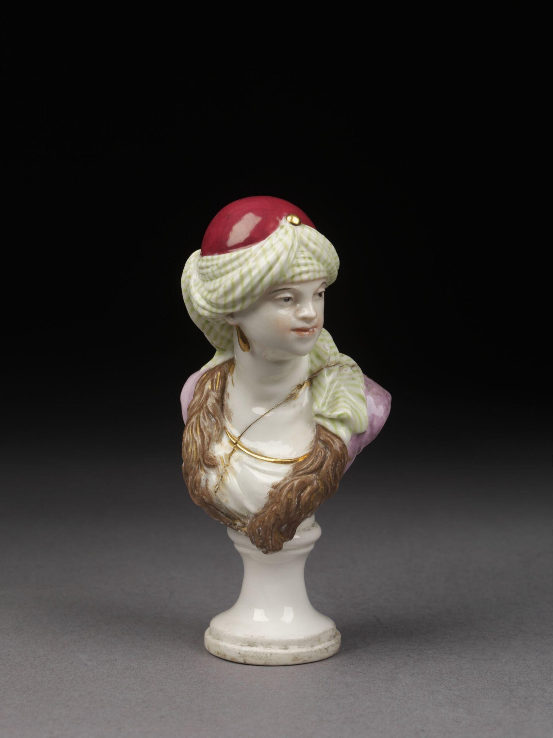 Bust, Naples Royal Porcelain Factory, late 18th century