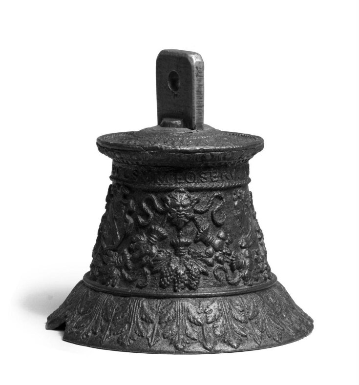 Hand bell with the arms of the Lippomani top image