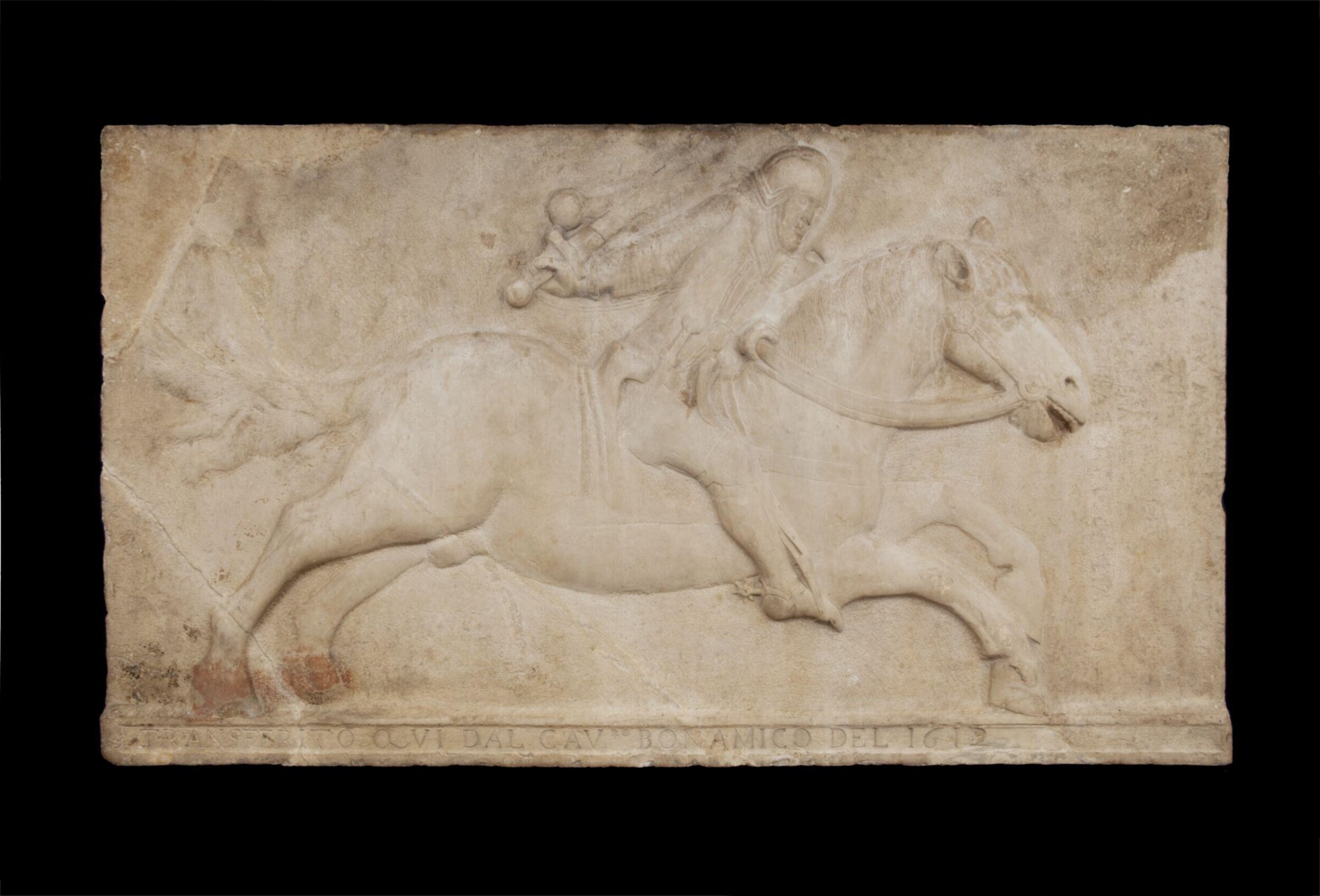 Knight on horseback, ca. 1350-1400