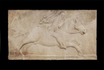 Knight on horseback, ca. 1350-1400