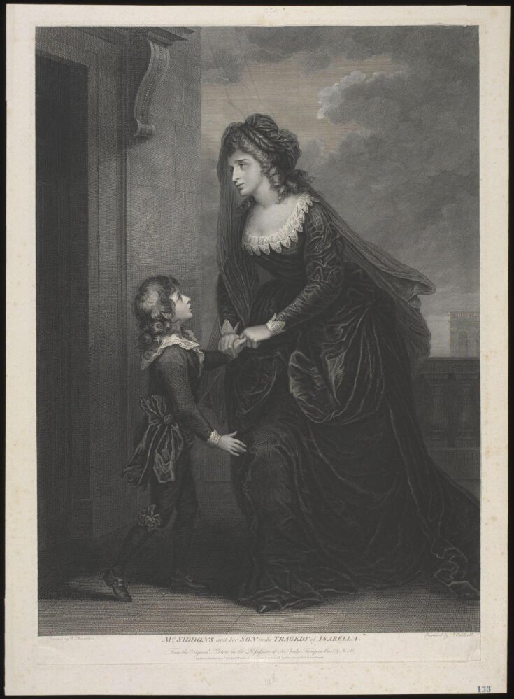 Mrs. Siddons and her Son, in the Tragedy of Isabella top image
