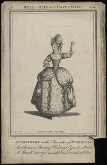 Mrs Abington as Estifania in <i>Rule a Wife and Have a Wife</i>