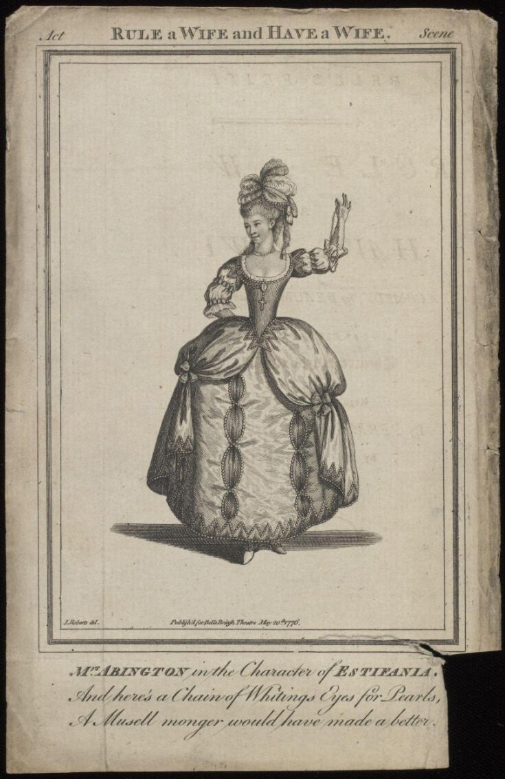 Mrs Abington as Estifania in <i>Rule a Wife and Have a Wife</i> image