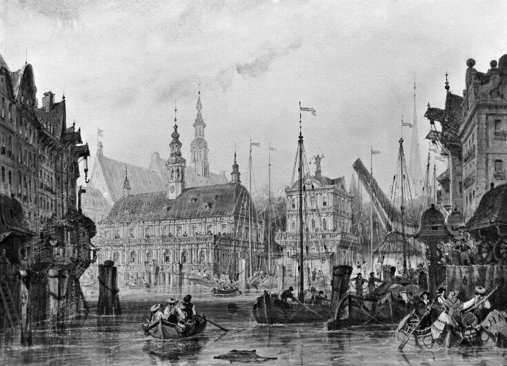 Hamburg, showing the Rathaus and the Old Exchange top image