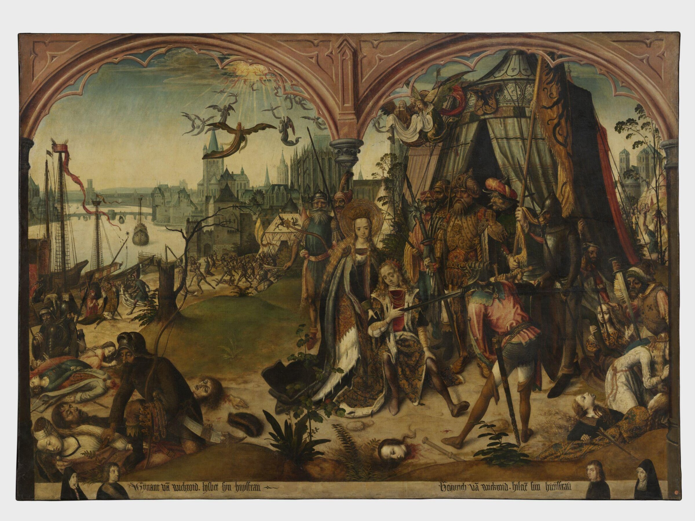 The Martyrdom of St. Ursula and the 11,000 Virgins, Master of the St. Ursula Legend, ca. 1492