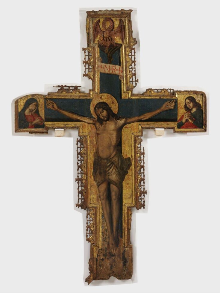 Painted Crucifix top image