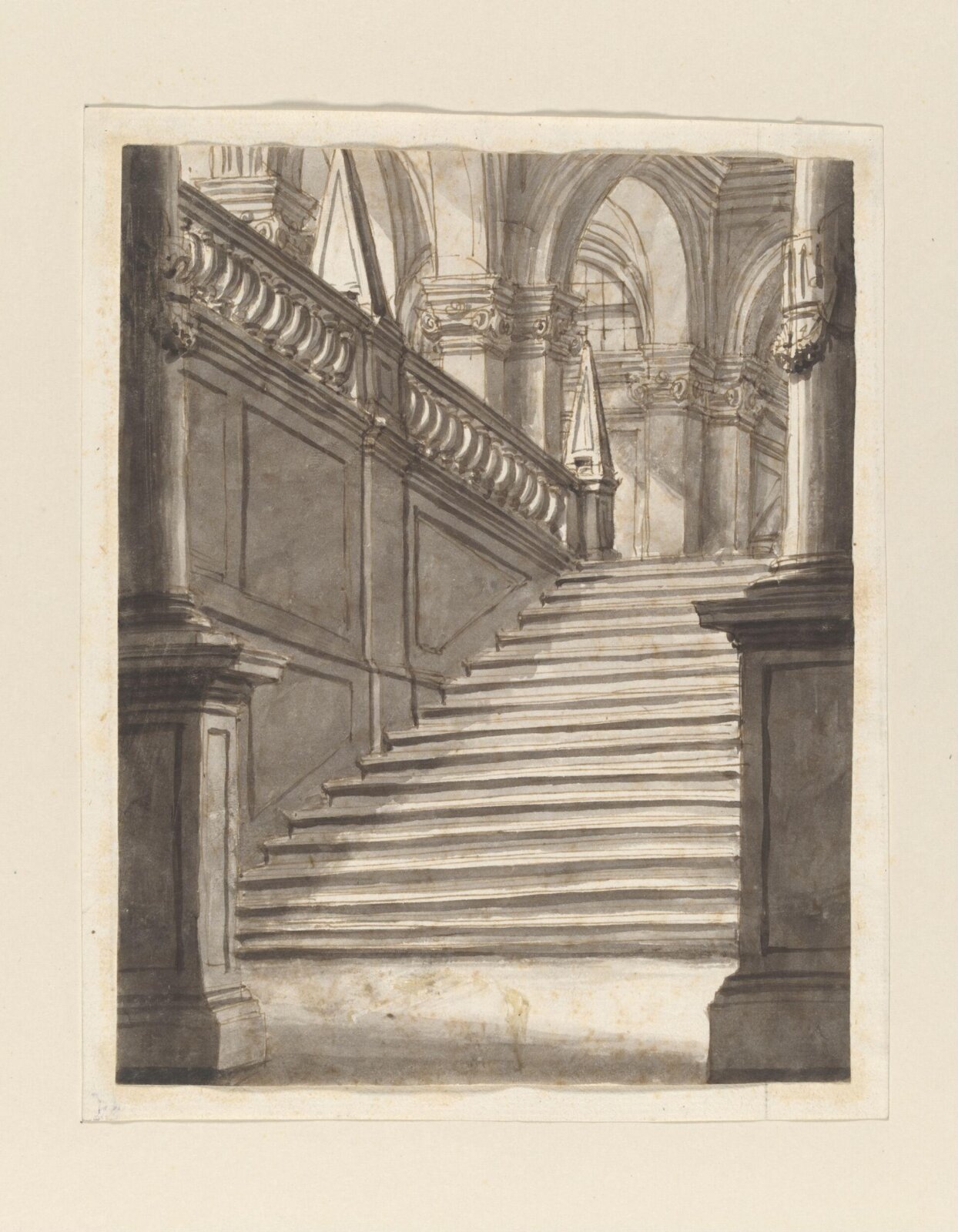 H Beard Print Collection, Giuseppe Galli Bibiena, early 18th century