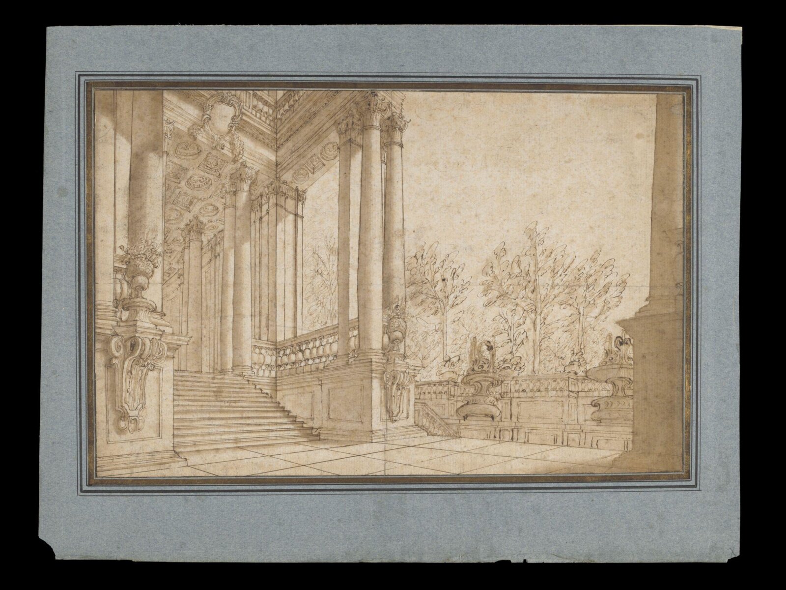 H Beard Print Collection, Giuseppe Galli Bibiena, early 18th century