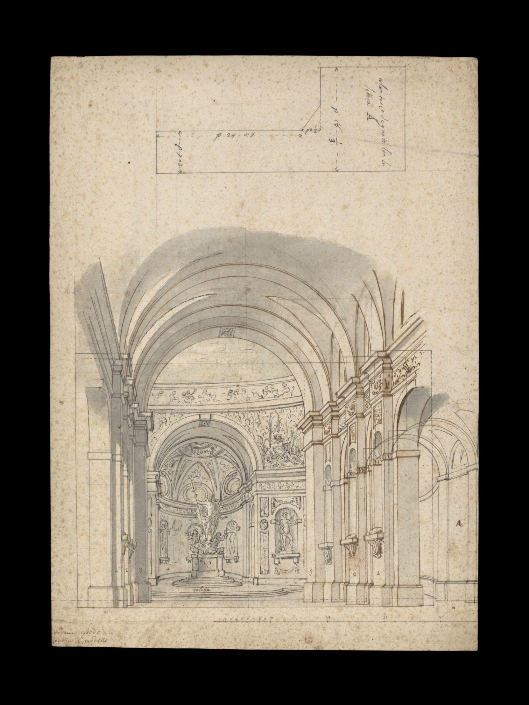 H Beard Print Collection, Giuseppe Galli Bibiena, early 18th century