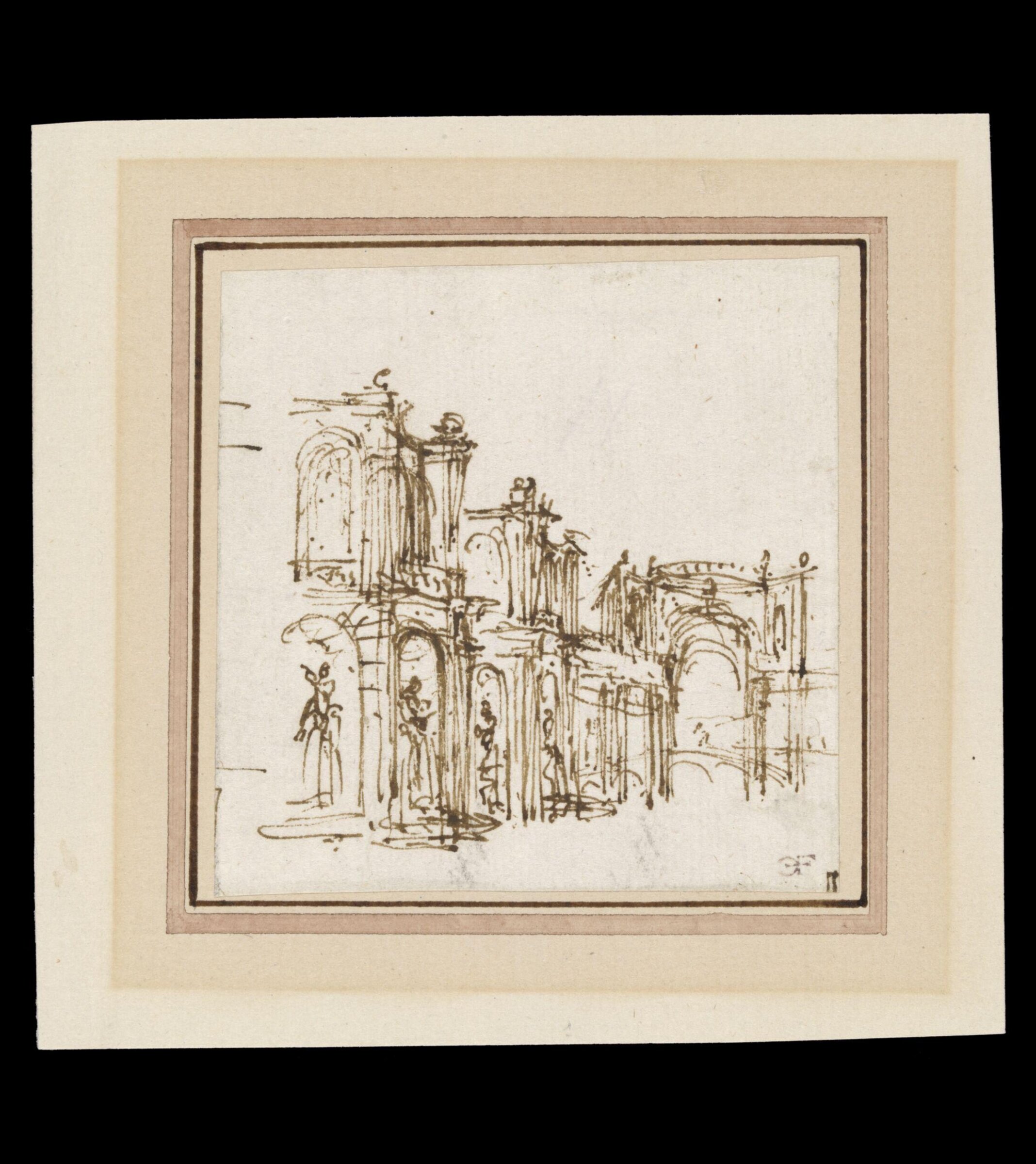 H Beard Print Collection, Giuseppe Galli Bibiena, early 18th century