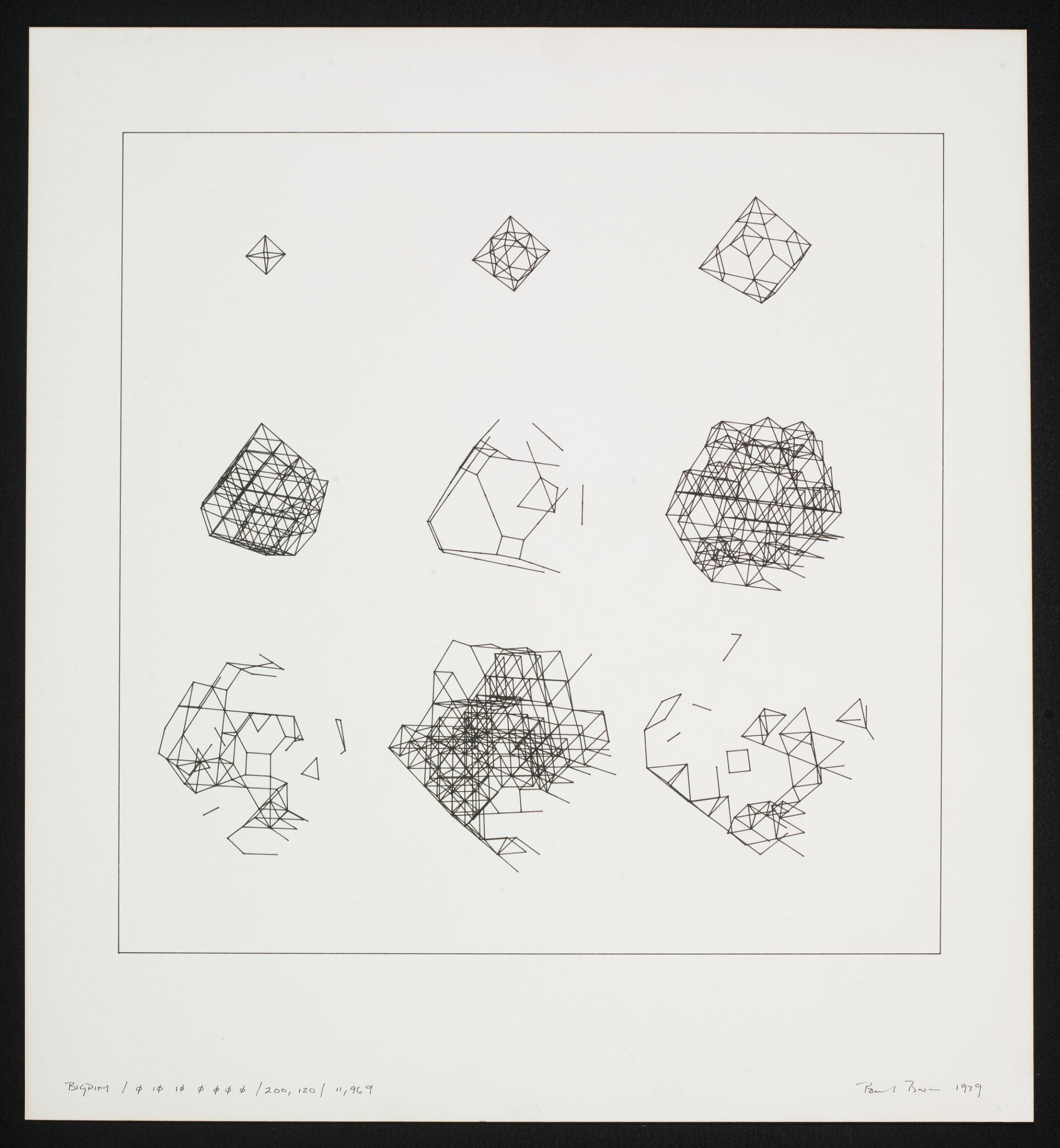 BIGDIM / 0 10 10 0 0 0 0 200, 120 / 11,969, Paul Brown, 1979
