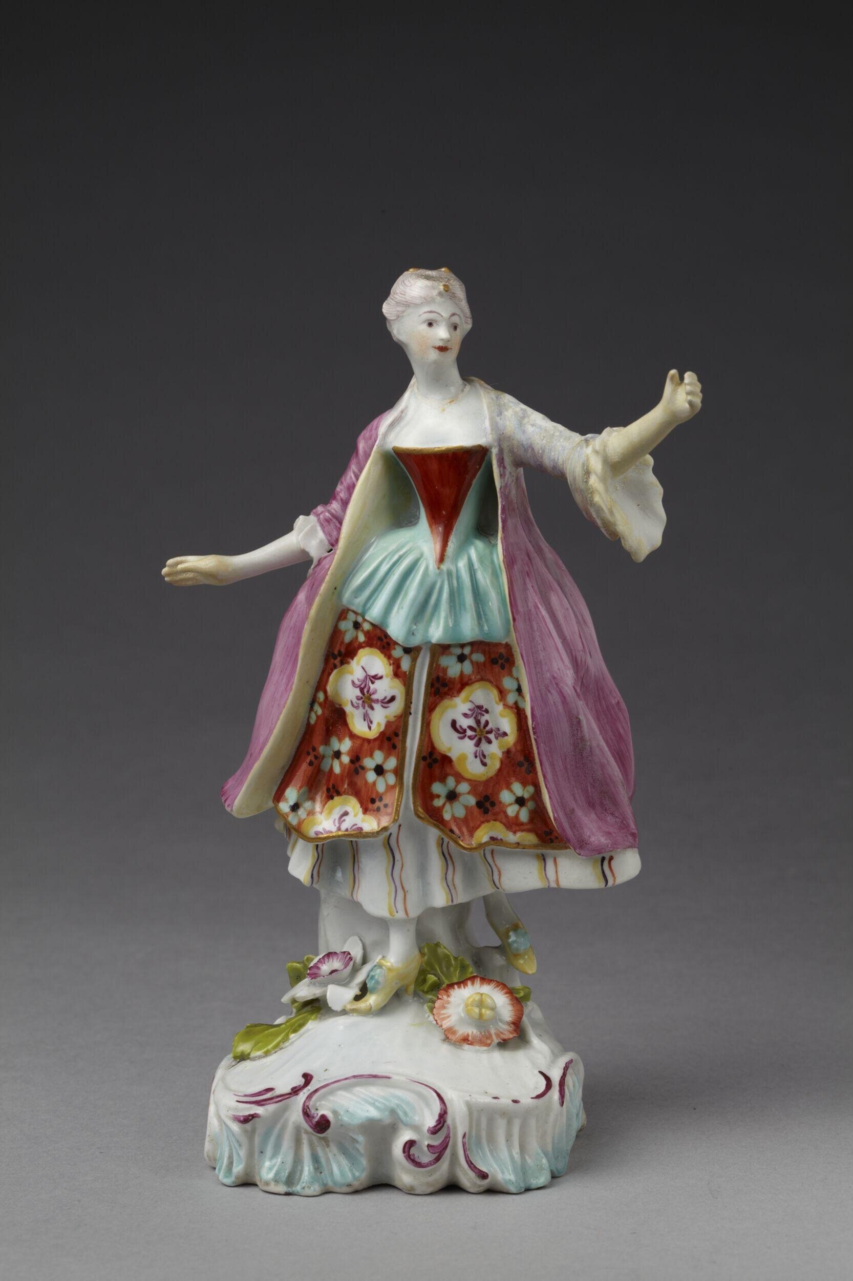 Female Turkish dancer by William Duesbury & Co.