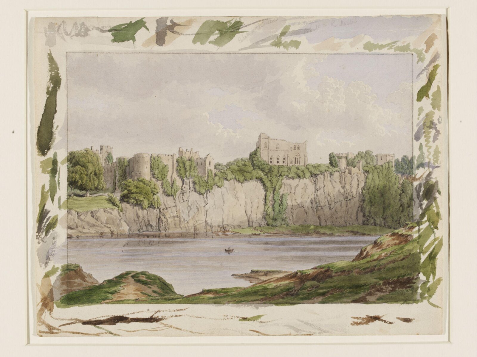 Chepstow Castle, William Turner, ca. 1810-1860