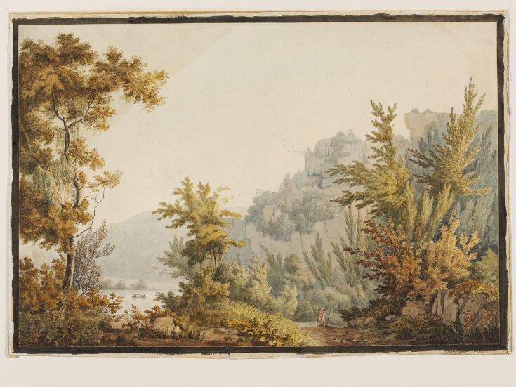 Landscape with Lake and Cliffs top image