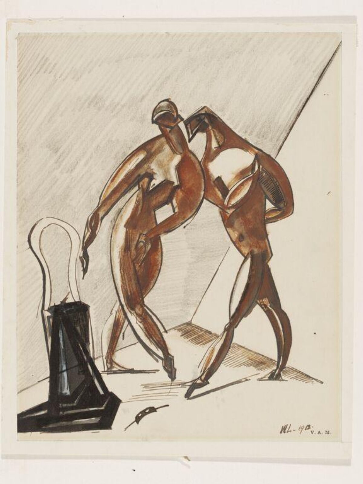 The Domino, Wyndham Lewis, 1912