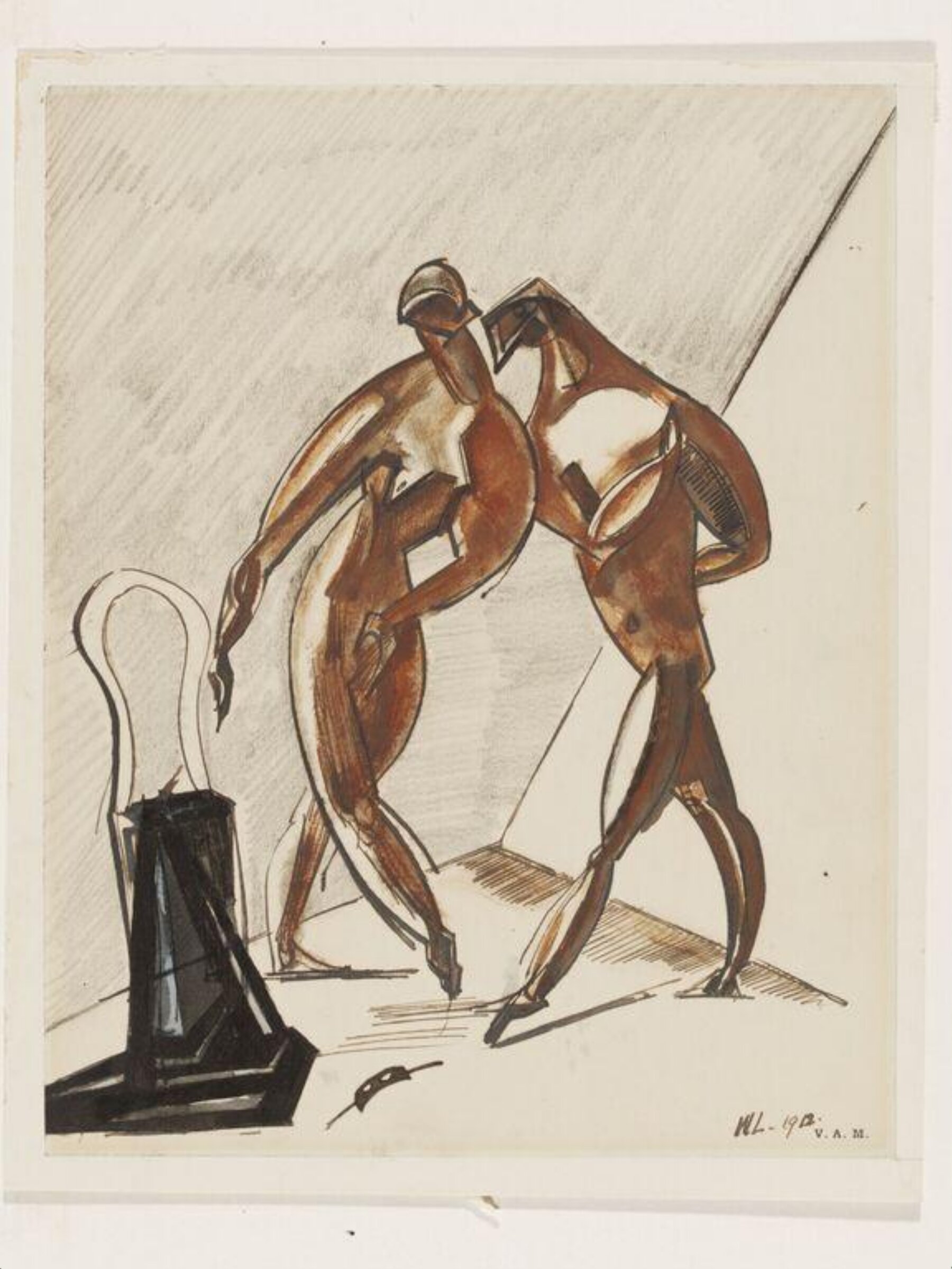 The Domino, Wyndham Lewis, 1912